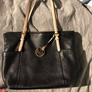 Michael Kors authentic tote black leather